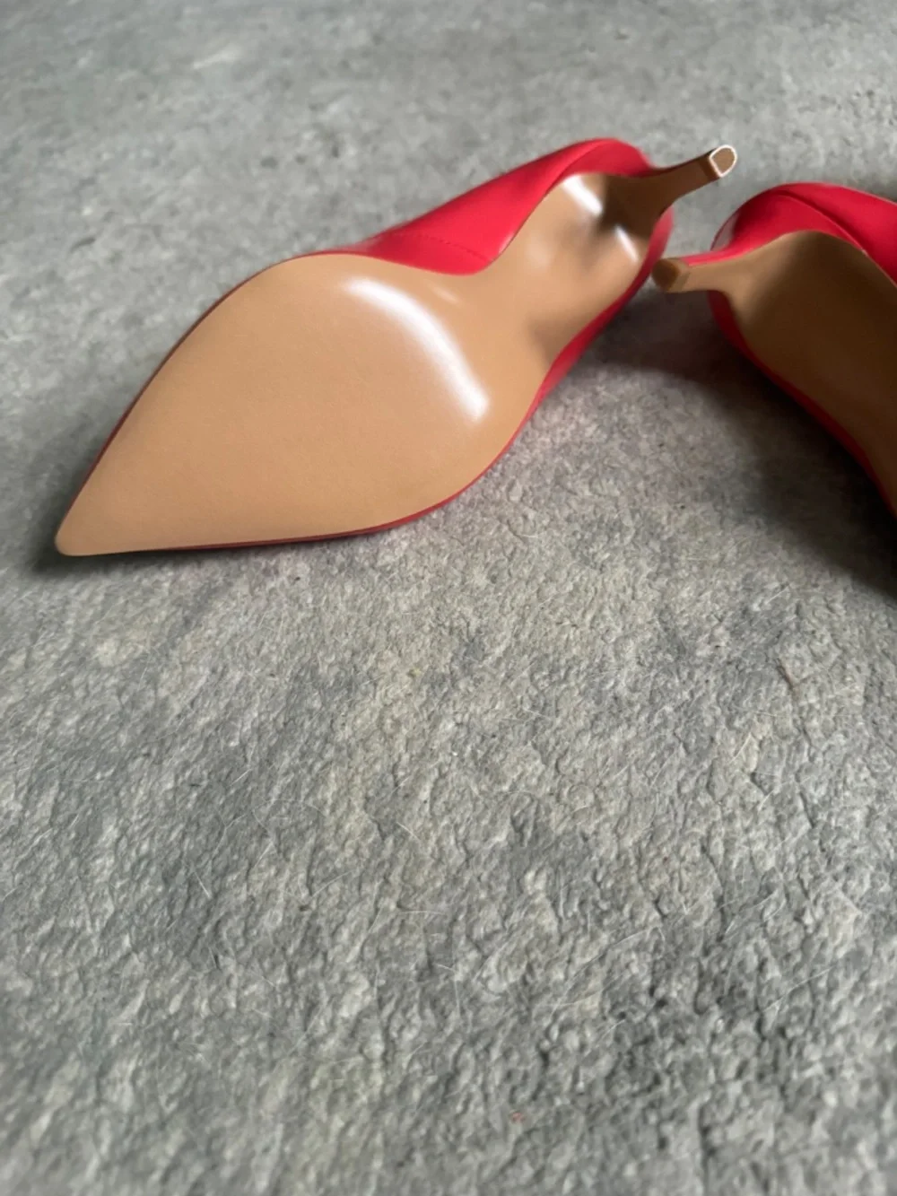 Banana Republic Women's Leather Pink Pointed Heels w/ Tassel Detail, 8.5, New